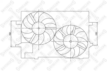 Ventilator răcire motor