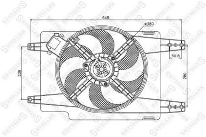 Ventilator răcire motor