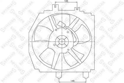 Ventilator răcire motor