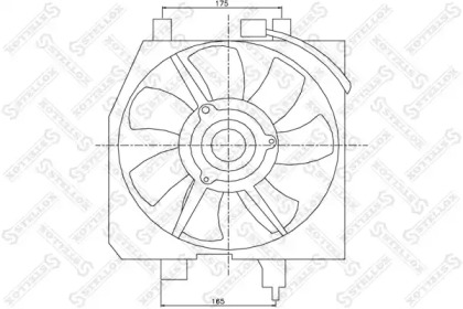 Ventilator răcire motor