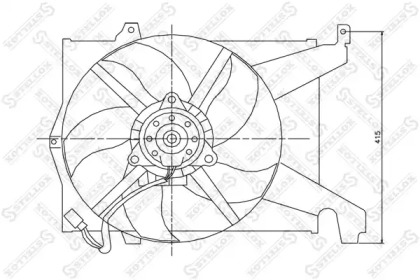 Ventilator răcire motor