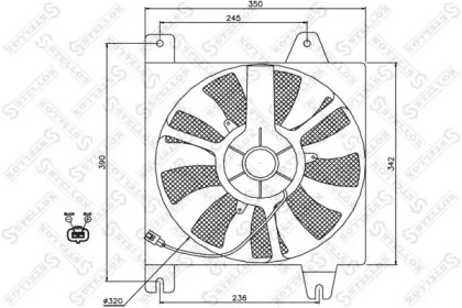 Ventilator răcire motor