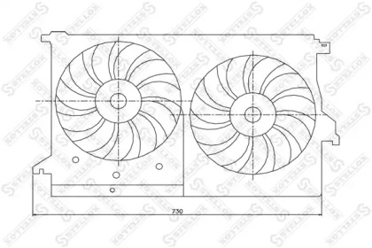 Ventilator răcire motor