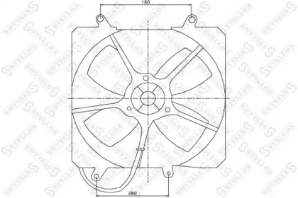 Ventilator răcire motor