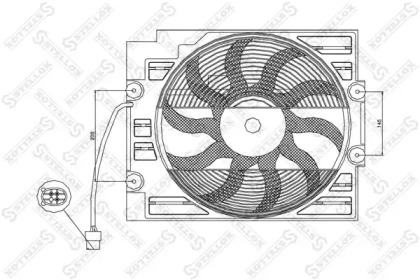 Ventilator răcire motor