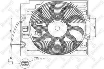 Ventilator răcire motor