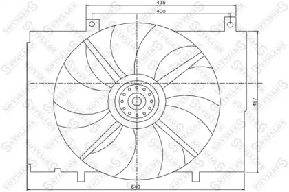 Ventilator răcire motor