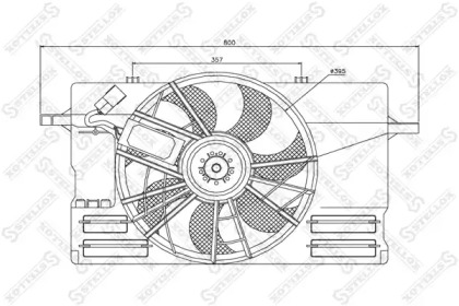 Ventilator răcire motor