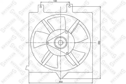 Ventilator răcire motor