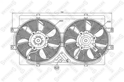 Ventilator răcire motor