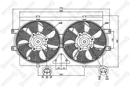 Ventilator răcire motor