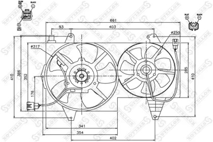 Ventilator răcire motor