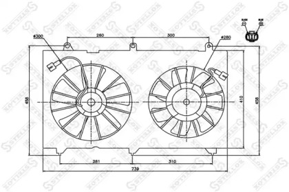 Ventilator răcire motor