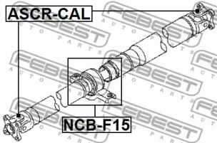 Rulment intermediar cardan