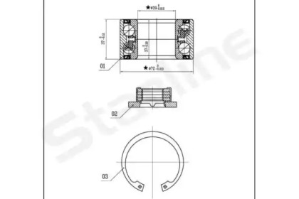 Set rulment roata