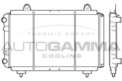 Radiator apă răcire motor