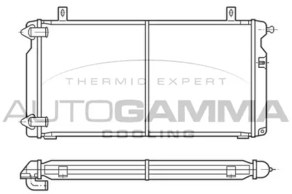 Radiator apă răcire motor