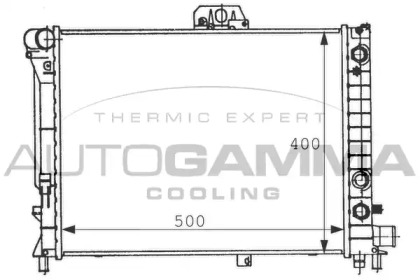 Radiator apă răcire motor