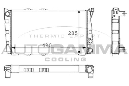 Radiator apă răcire motor