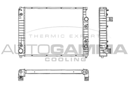 Radiator apă răcire motor