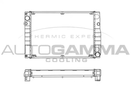 Radiator apă răcire motor