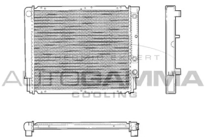 Radiator apă răcire motor