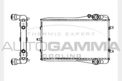 Radiator apă răcire motor