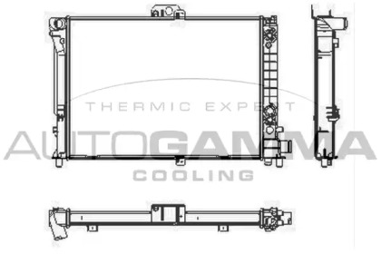 Radiator apă răcire motor