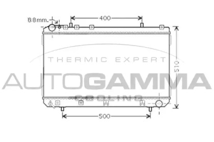 Radiator apă răcire motor