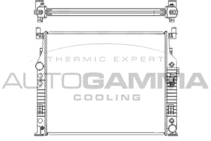 Radiator apă răcire motor