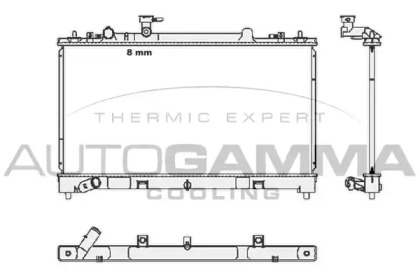 Radiator apă răcire motor