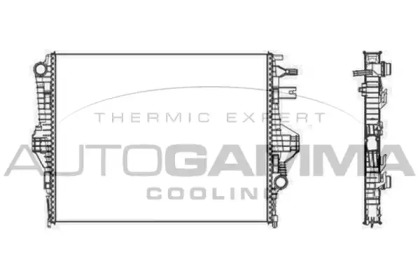 Radiator apă răcire motor