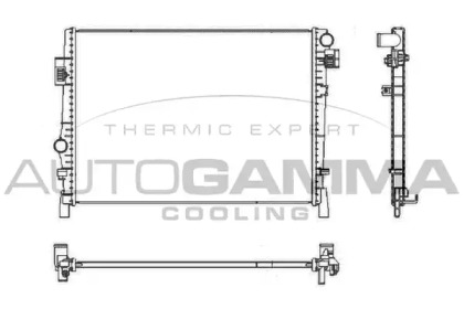 Radiator apă răcire motor