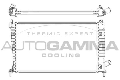 Radiator apă răcire motor