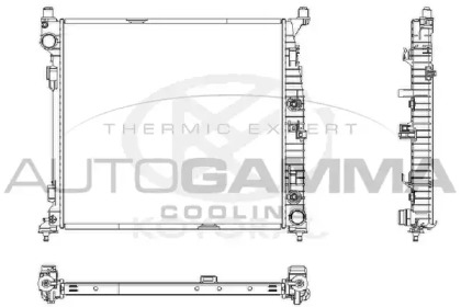 Radiator apă răcire motor