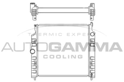 Radiator apă răcire motor