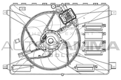 Ventilator răcire motor