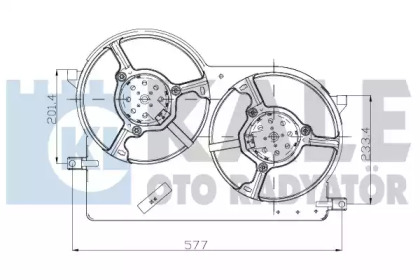 Ventilator răcire motor