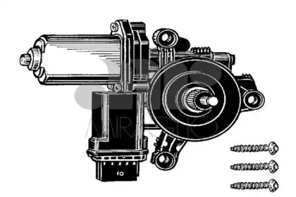 Motor electric macara geam