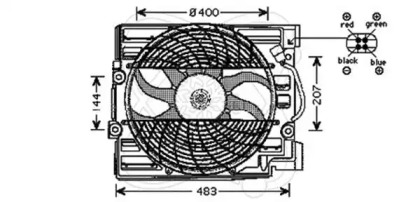 Ventilator răcire motor