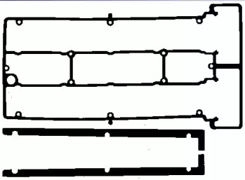 Set garnituri, capac cilindru