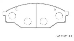 Set plăcuțe frână, frână pe disc