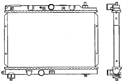 Radiator apă răcire motor