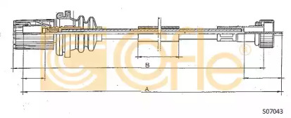 Cablu flexibil de control al contorului