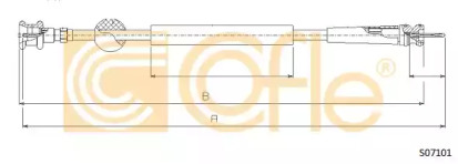 Cablu flexibil de control al contorului