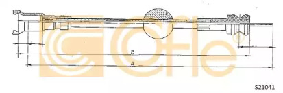 Cablu flexibil de control al contorului