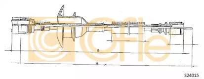 Cablu flexibil de control al contorului