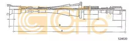 Cablu flexibil de control al contorului