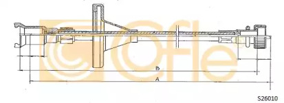 Cablu flexibil de control al contorului