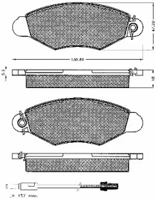 SPINKA TAPICERKI / BOCZKA / BAGA½NIKA CITROEN / PEUGEOT / RENAULT (10SZT.)